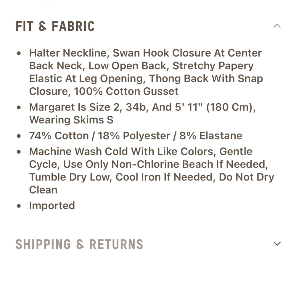 SKIMS OUTDOOR HALTER BODYSUIT - Picture 4 of 10